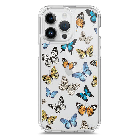 iPhone 15 Pro Cover - O'Nation Butterfly Dreams Series 1 - Clear Phone Case - Soft Silicon Borders