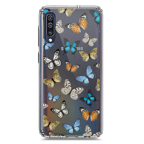 Samsung Galaxy A50s Cover - O'Nation Butterfly Dreams Series 1 - Clear Phone Case - Soft Silicon Borders