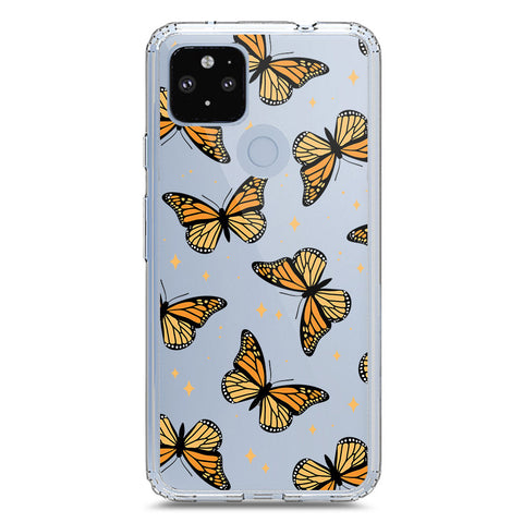 Google Pixel 5 XL Cover - O'Nation Butterfly Dreams Series 1 - Clear Phone Case - Soft Silicon Borders