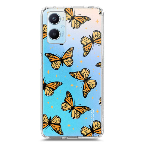 Oppo K10 Cover - O'Nation Butterfly Dreams Series 1 - Clear Phone Case - Soft Silicon Borders