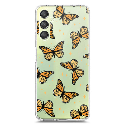 Samsung Galaxy A24 4G Cover - O'Nation Butterfly Dreams Series 1 - Clear Phone Case - Soft Silicon Borders
