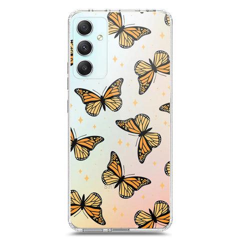 Samsung Galaxy A34 5G Cover - O'Nation Butterfly Dreams Series 1 - Clear Phone Case - Soft Silicon Borders