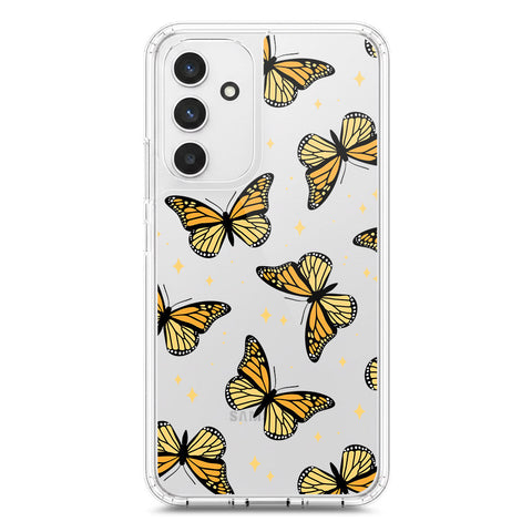 Samsung Galaxy A54 5G Cover - O'Nation Butterfly Dreams Series 1 - Clear Phone Case - Soft Silicon Borders