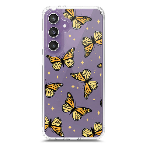 Samsung Galaxy S24 Cover - O'Nation Butterfly Dreams Series 1 - Clear Phone Case - Soft Silicon Borders