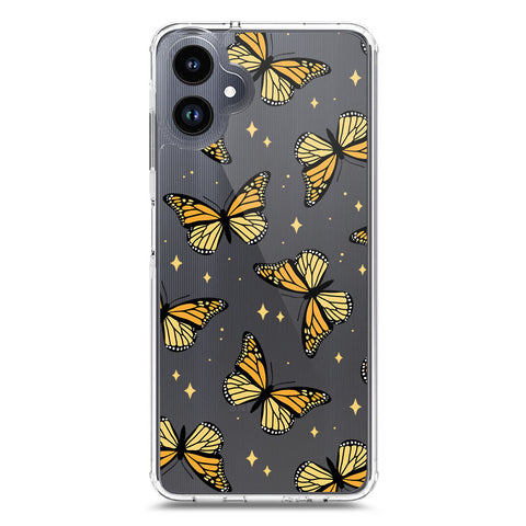 Samsung Galaxy A06 Cover - O'Nation Butterfly Dreams Series 1 - Clear Phone Case - Soft Silicon Borders