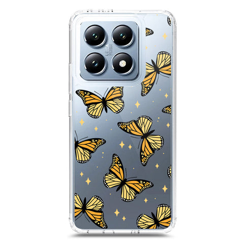 Xiaomi 14T Pro Cover - O'Nation Butterfly Dreams Series 1 - Clear Phone Case - Soft Silicon Borders