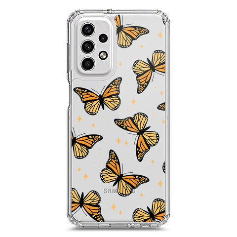 Samsung Galaxy A23 Cover - O'Nation Butterfly Dreams Series 1 - Clear Phone Case - Soft Silicon Borders
