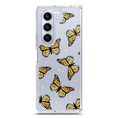 Samsung Galaxy Z Fold 6 Cover - O'Nation Butterfly Dreams Series 1 - Clear Phone Case - Soft Silicon Borders