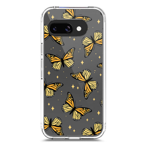 Google Pixel 9a Cover - O'Nation Butterfly Dreams Series 1 - Clear Phone Case - Soft Silicon Borders