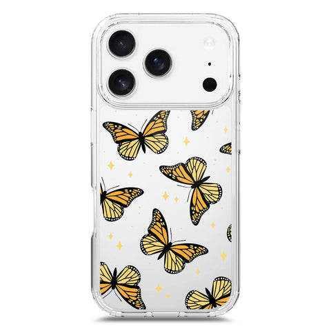 iPhone 17 Pro Cover - O'Nation Butterfly Dreams Series 1 - Clear Phone Case - Soft Silicon Borders