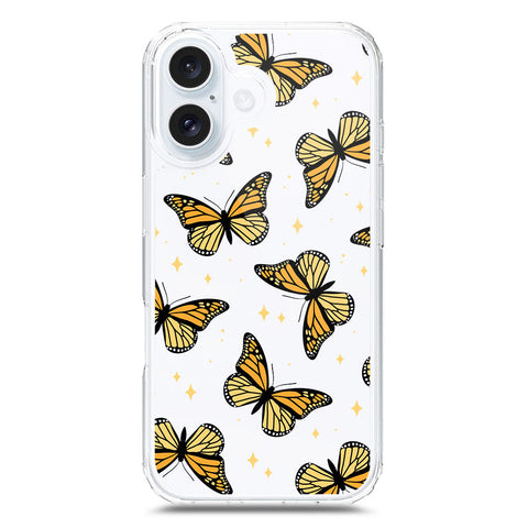 iPhone 17 Cover - O'Nation Butterfly Dreams Series 1 - Clear Phone Case - Soft Silicon Borders