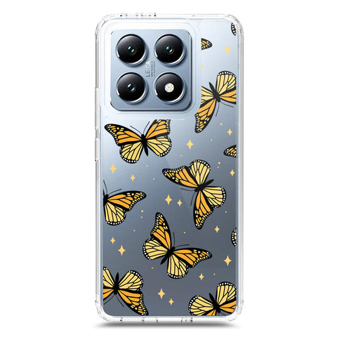 Xiaomi 14T Cover - O'Nation Butterfly Dreams Series 1 - Clear Phone Case - Soft Silicon Borders