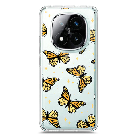 Xiaomi Redmi Note 14 Pro 5G Cover - O'Nation Butterfly Dreams Series 1 - Clear Phone Case - Soft Silicon Borders