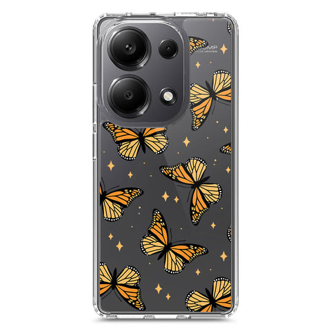 Xiaomi Redmi Note 13 Pro 4G Cover - O'Nation Butterfly Dreams Series 1 - Clear Phone Case - Soft Silicon Borders