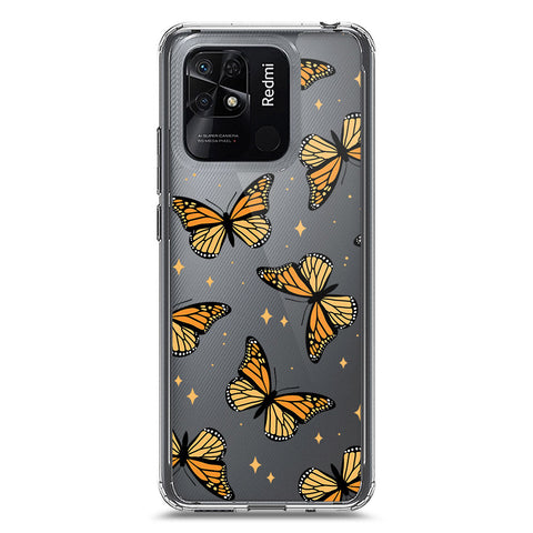 Xiaomi Redmi 10C Cover - O'Nation Butterfly Dreams Series 1 - Clear Phone Case - Soft Silicon Borders