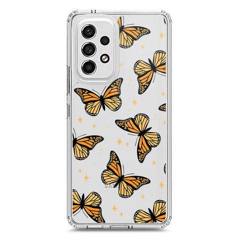 Samsung Galaxy A53 5G Cover - O'Nation Butterfly Dreams Series 1 - Clear Phone Case - Soft Silicon Borders