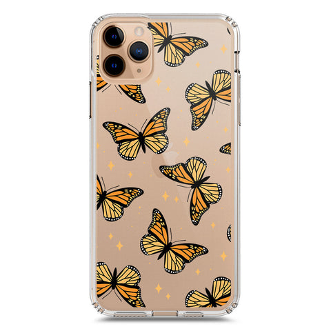 iPhone 11 Pro Max Cover - O'Nation Butterfly Dreams Series 1 - Clear Phone Case - Soft Silicon Borders