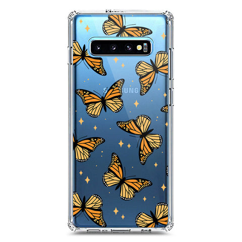 Samsung Galaxy S10 Plus Cover - O'Nation Butterfly Dreams Series 1 - Clear Phone Case - Soft Silicon Borders