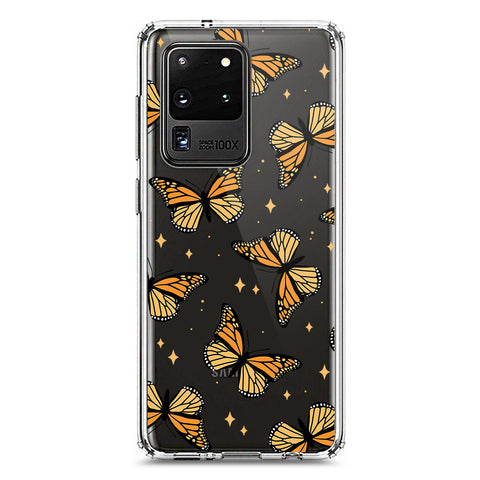 Samsung Galaxy S20 Ultra Cover - O'Nation Butterfly Dreams Series 1 - Clear Phone Case - Soft Silicon Borders