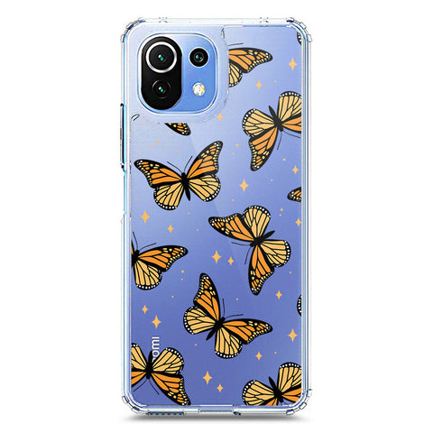 Xiaomi Mi 11 Lite 5G Cover - O'Nation Butterfly Dreams Series 1 - Clear Phone Case - Soft Silicon Borders