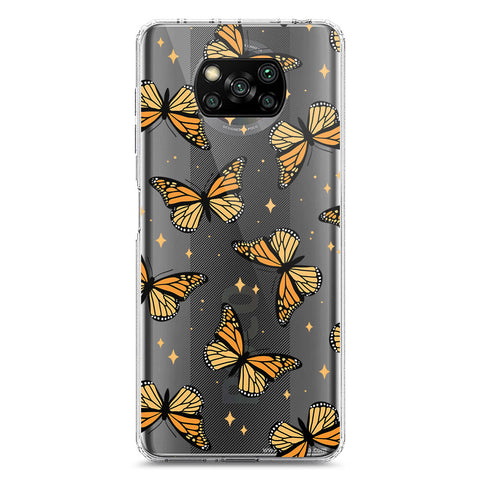 Xiaomi Poco X3 NFC Cover - O'Nation Butterfly Dreams Series 1 - Clear Phone Case - Soft Silicon Borders