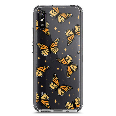 Xiaomi Redmi 9A Cover - O'Nation Butterfly Dreams Series 1 - Clear Phone Case - Soft Silicon Borders