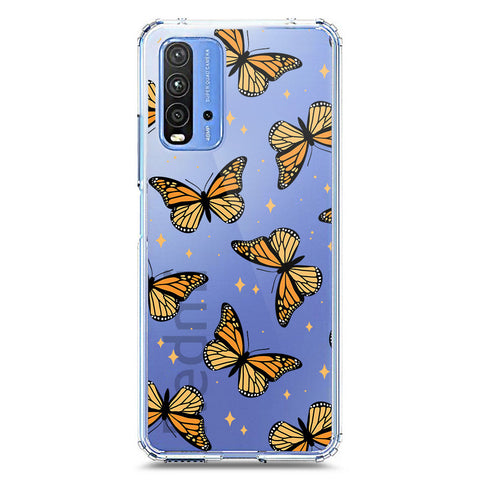 Xiaomi Redmi 9T Cover - O'Nation Butterfly Dreams Series 1 - Clear Phone Case - Soft Silicon Borders