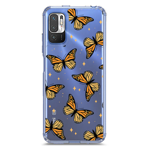 Xiaomi Redmi Note 10T 5G Cover - O'Nation Butterfly Dreams Series 1 - Clear Phone Case - Soft Silicon Borders