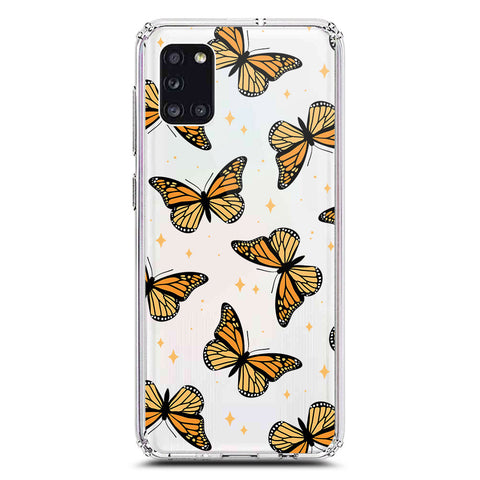 Samsung Galaxy A31 Cover - O'Nation Butterfly Dreams Series 1 - Clear Phone Case - Soft Silicon Borders