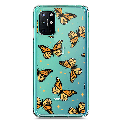 OnePlus 8T Cover - O'Nation Butterfly Dreams Series 1 - Clear Phone Case - Soft Silicon Borders