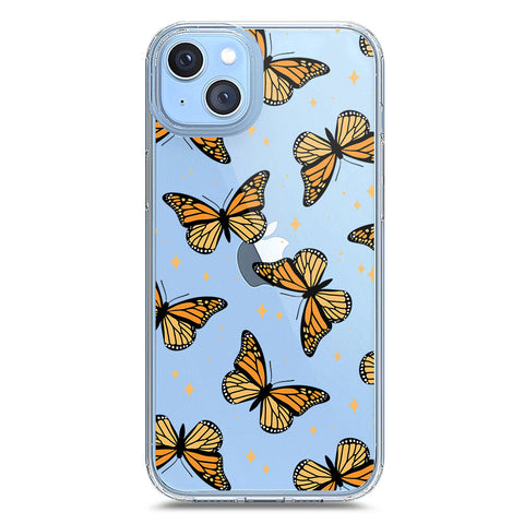 iPhone 14 Plus Cover - O'Nation Butterfly Dreams Series 1 - Clear Phone Case - Soft Silicon Borders