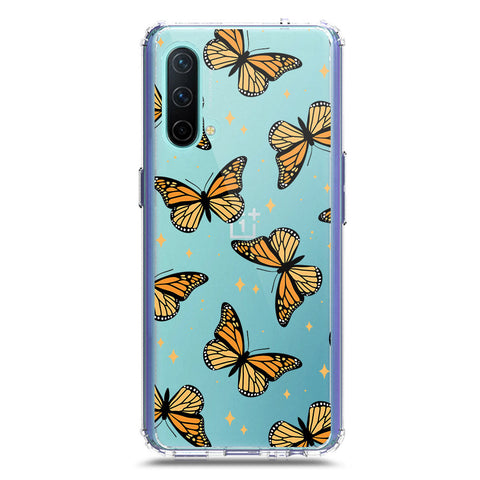 OnePlus Nord CE 5G Cover - O'Nation Butterfly Dreams Series 1 - Clear Phone Case - Soft Silicon Borders