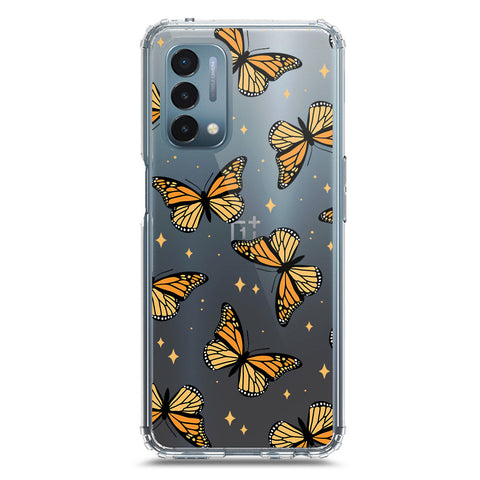 OnePlus Nord N200 5G Cover - O'Nation Butterfly Dreams Series 1 - Clear Phone Case - Soft Silicon Borders