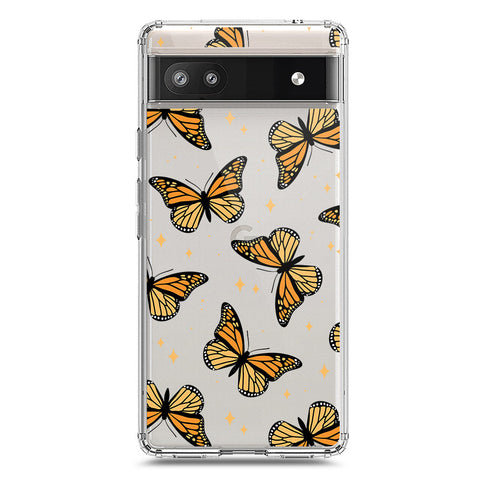 Google Pixel 6a Cover - O'Nation Butterfly Dreams Series 1 - Clear Phone Case - Soft Silicon Borders