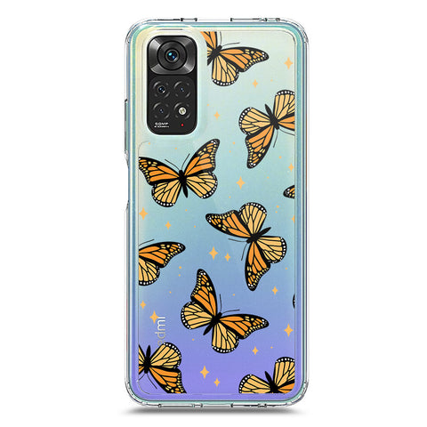Xiaomi Redmi Note 11S Cover - O'Nation Butterfly Dreams Series 1 - Clear Phone Case - Soft Silicon Borders