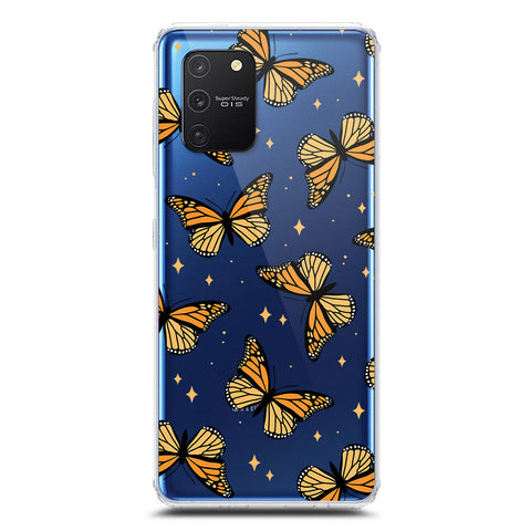 Samsung Galaxy A91 Cover - O'Nation Butterfly Dreams Series 1 - Clear Phone Case - Soft Silicon Borders