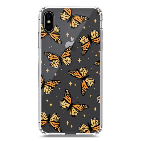 iPhone XS Max Cover - O'Nation Butterfly Dreams Series 1 - Clear Phone Case - Soft Silicon Borders