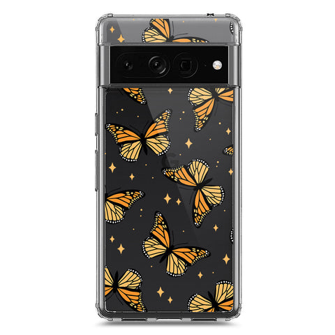 Google Pixel 7 Pro Cover - O'Nation Butterfly Dreams Series 1 - Clear Phone Case - Soft Silicon Borders