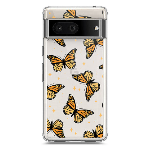 Google Pixel 7 Cover - O'Nation Butterfly Dreams Series 1 - Clear Phone Case - Soft Silicon Borders