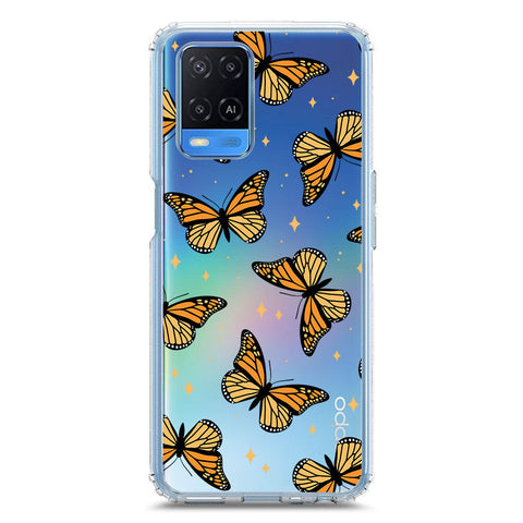 Oppo A54 4G Cover - O'Nation Butterfly Dreams Series 1 - Clear Phone Case - Soft Silicon Borders