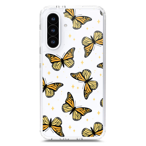 Samsung Galaxy M17 Cover - O'Nation Butterfly Dreams Series 1 - Clear Phone Case - Soft Silicon Borders