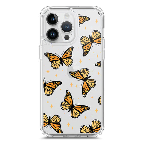 iPhone 15 Pro Cover - O'Nation Butterfly Dreams Series 1 - Clear Phone Case - Soft Silicon Borders