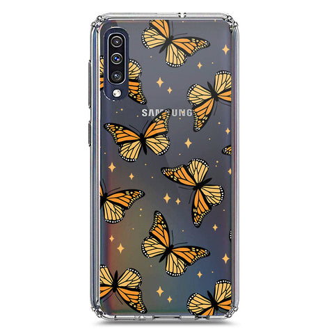 Samsung Galaxy A30s Cover - O'Nation Butterfly Dreams Series 1 - Clear Phone Case - Soft Silicon Borders