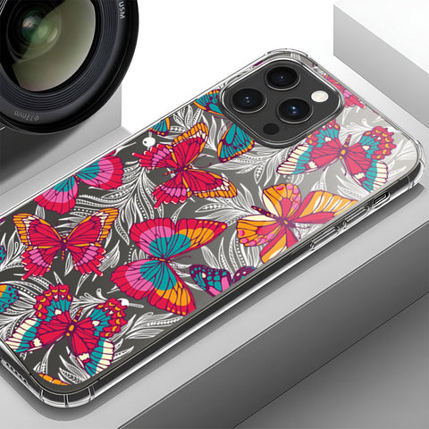 iPhone 16 Pro Max Cover - O'Nation Butterfly Dreams Series 1 - Clear Phone Case - Soft Silicon Borders