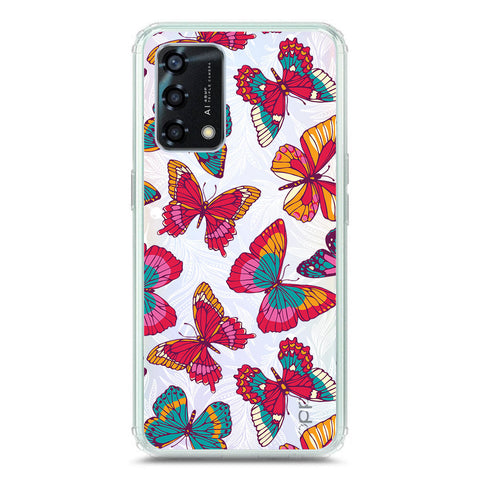 Oppo F19 Cover - O'Nation Butterfly Dreams Series 1 - Clear Phone Case - Soft Silicon Borders