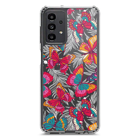 Samsung Galaxy A13 Cover - O'Nation Butterfly Dreams Series 1 - Clear Phone Case - Soft Silicon Borders