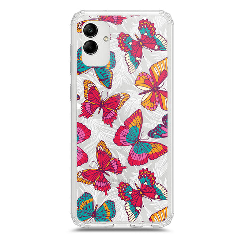 Samsung Galaxy A05 Cover - O'Nation Butterfly Dreams Series 1 - Clear Phone Case - Soft Silicon Borders