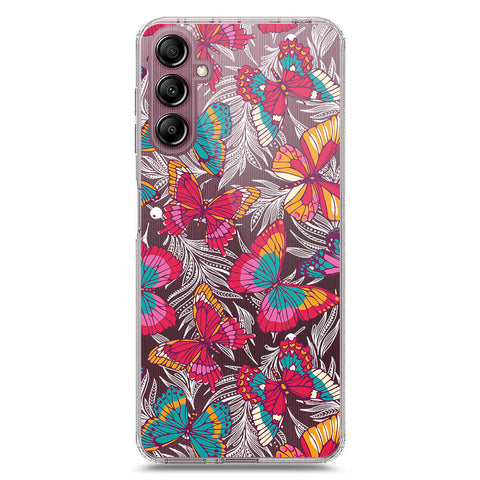 Samsung Galaxy A15 5G Cover - O'Nation Butterfly Dreams Series 1 - Clear Phone Case - Soft Silicon Borders