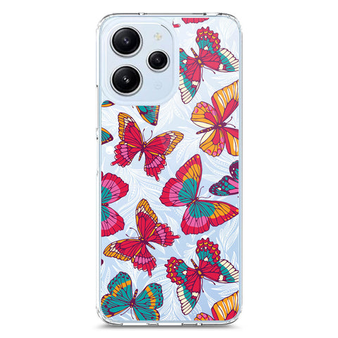 Xiaomi Redmi 12 Cover - O'Nation Butterfly Dreams Series 1 - Clear Phone Case - Soft Silicon Borders