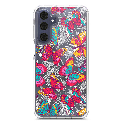 Samsung Galaxy A16 5G Cover - O'Nation Butterfly Dreams Series 1 - Clear Phone Case - Soft Silicon Borders